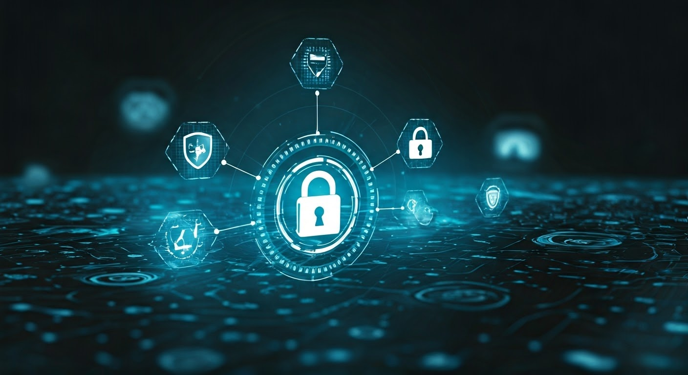 Cybersecurity landscape in digital art