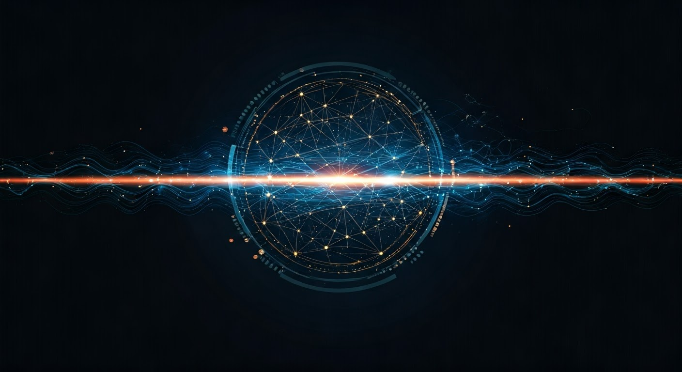 Abstract digital innovation concept