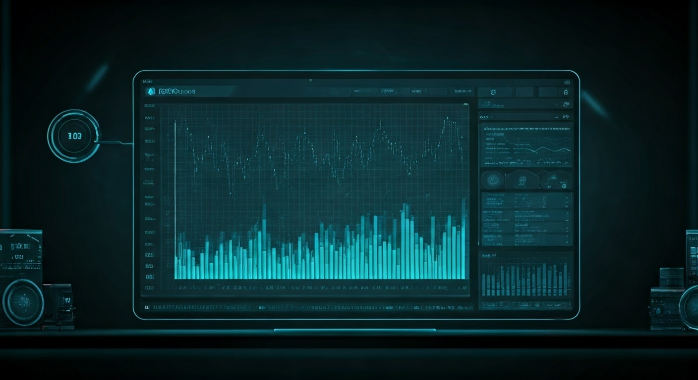 Futuristic interface of software